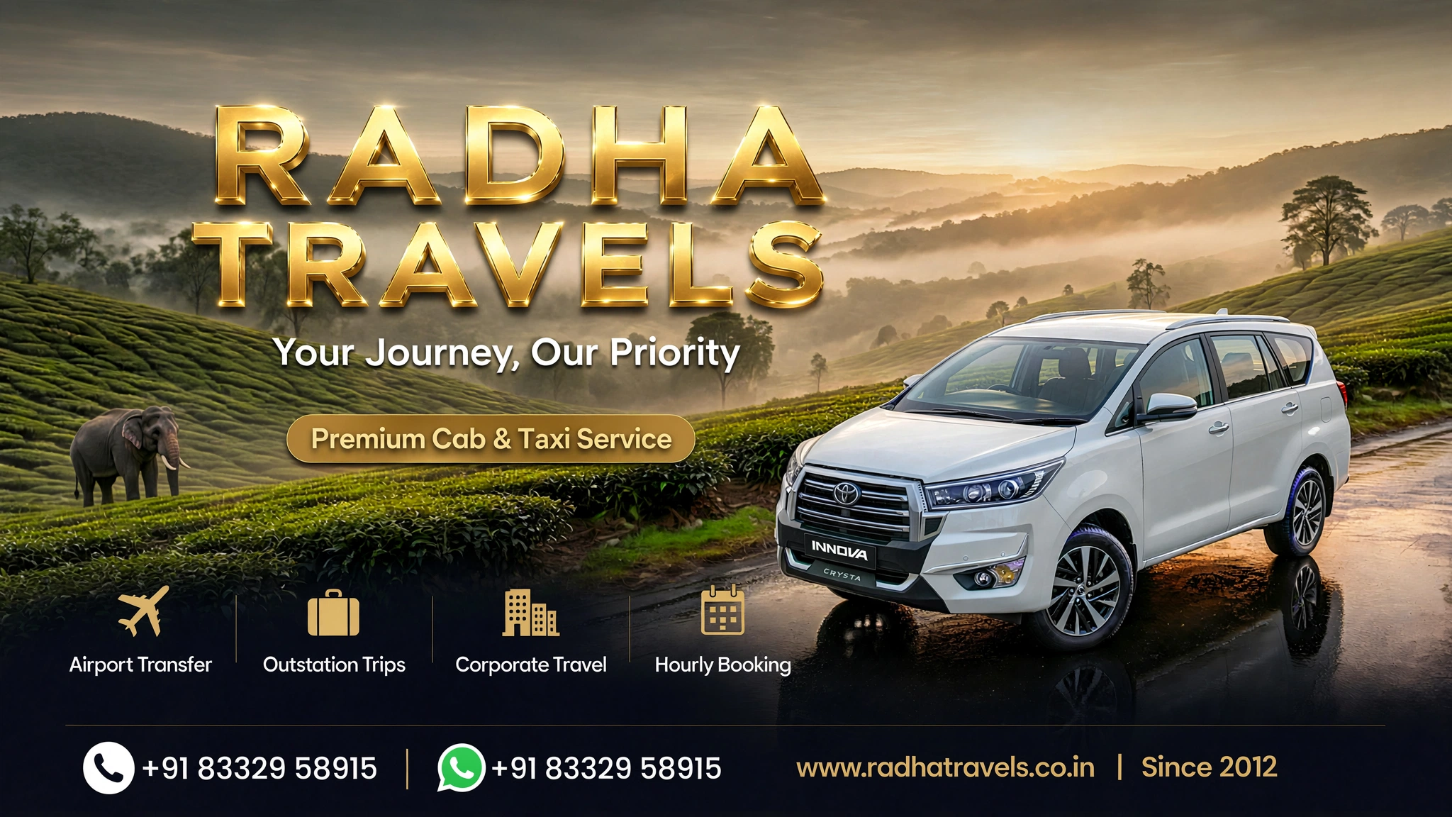 Spacious leather interior of a premium outstation SUV