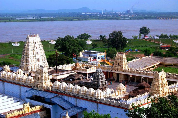 Beautiful South Indian temple architecture at sunset